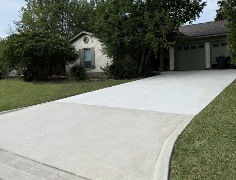 Concrete Driveway in College Station, Texas and Bryan, Texas