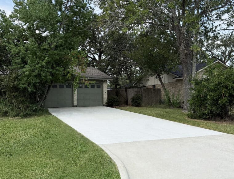 Concrete Driveway in College Station, Texas and Bryan, Texas