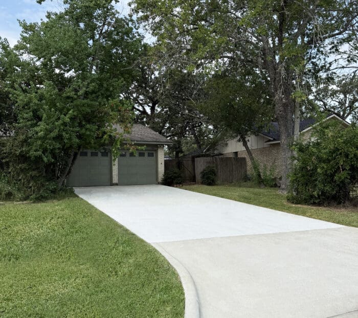 Concrete Driveway in in College Station, Texas