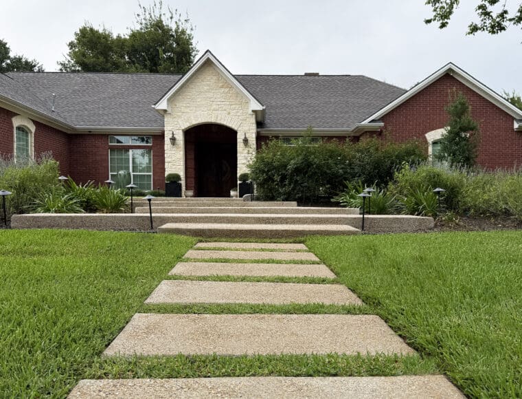 Modern Concrete Pavers and Walkway in College Station, Texas and Bryan, Texas