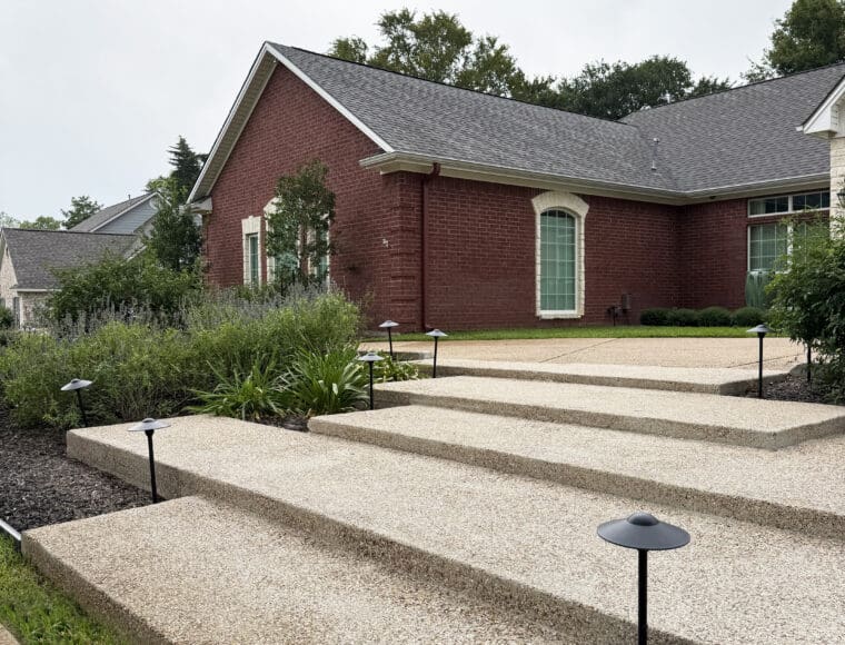 Unique Asymmetrical Stair Entrance in College Station, Texas and Bryan, Texas