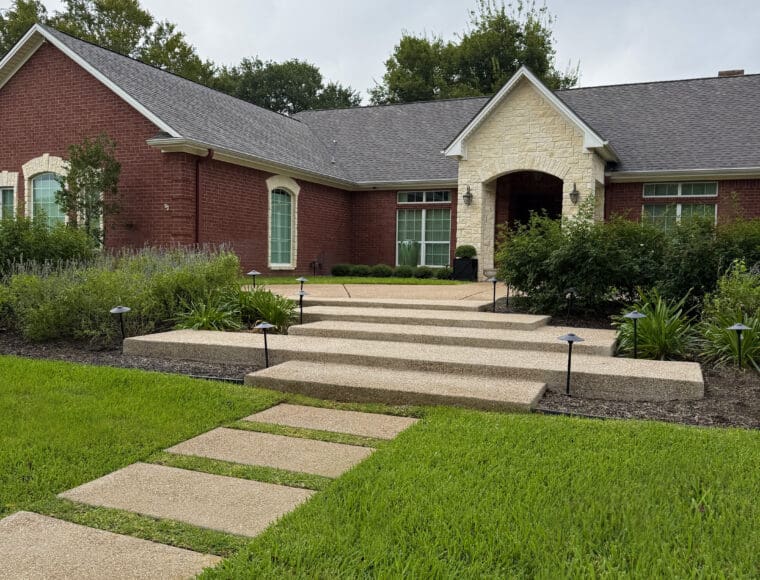 Modern Entrance Way with Curb Appeal in College Station, Texas and Bryan, Texas