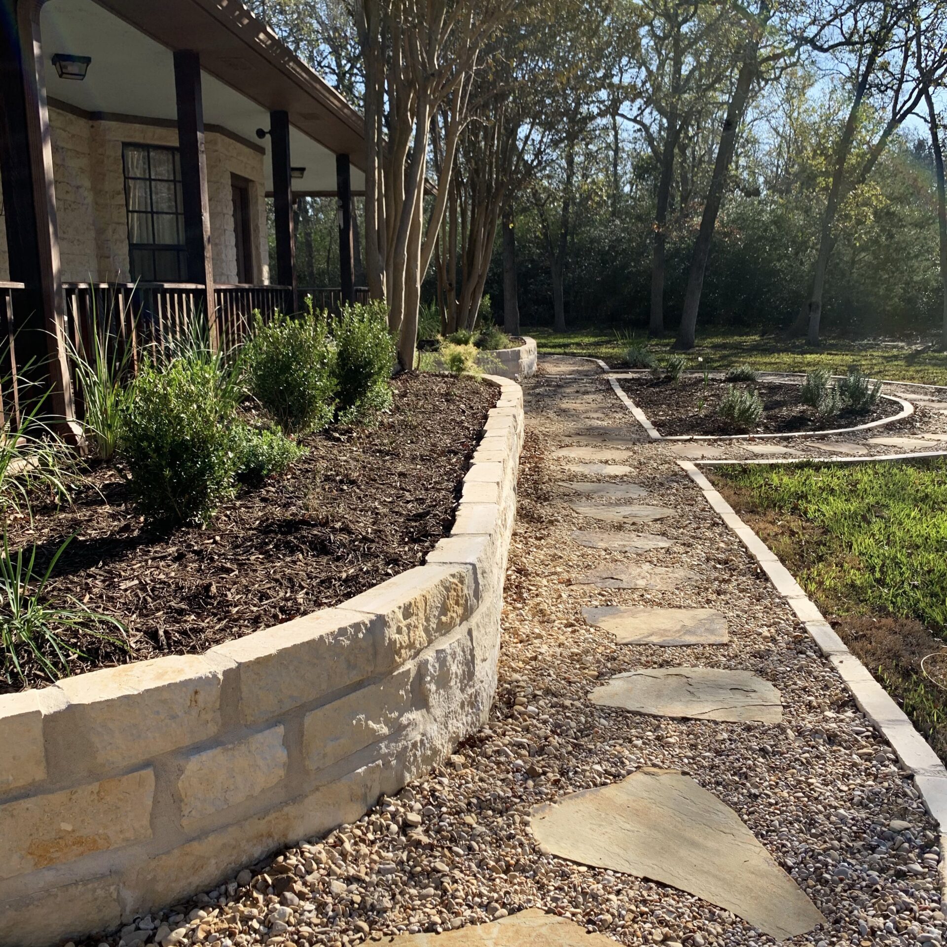 College Station-tx-landscaping-services-team-stone-flagstone College Station, TX Landscaping Services